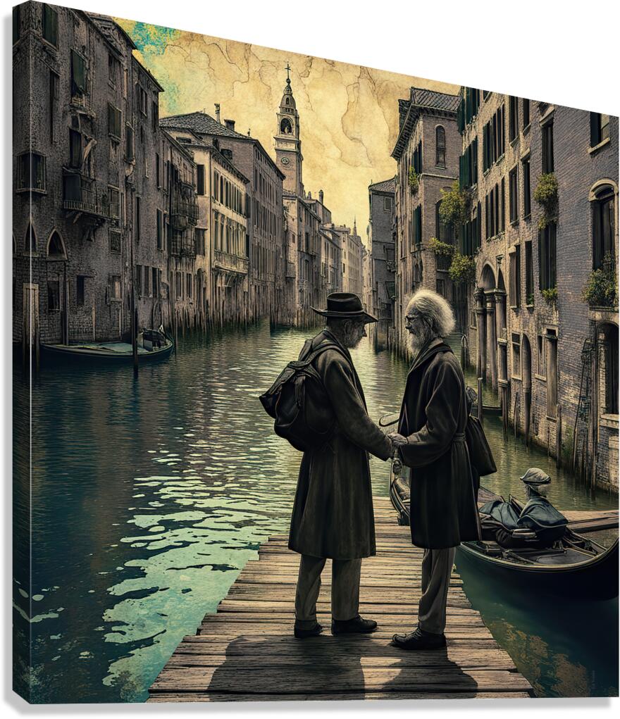 TIL WE MEET AGAIN.....SELECTIVE COLORING Canvas Print