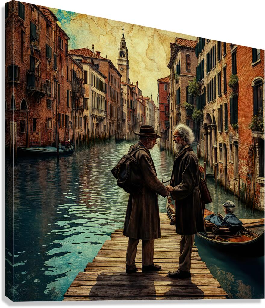 TIL WE MEET AGAIN Canvas Print