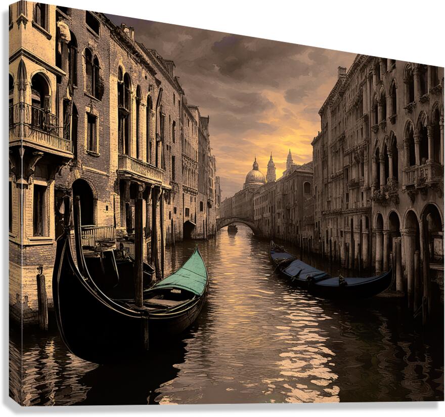 ICONIC VIEW......SELECTIVE COLORING Canvas Print