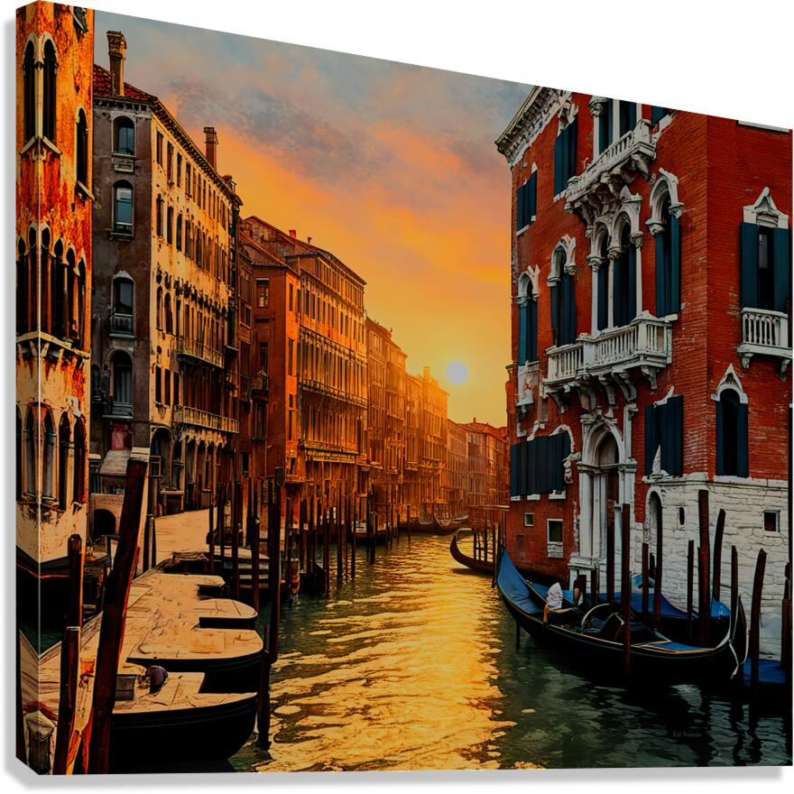 COLORS OF VENICE Canvas Print