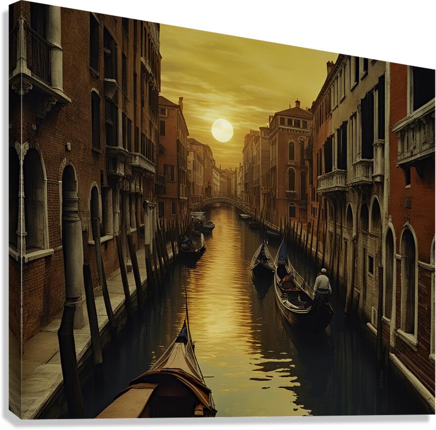 CANALS OF VENICE Canvas Print
