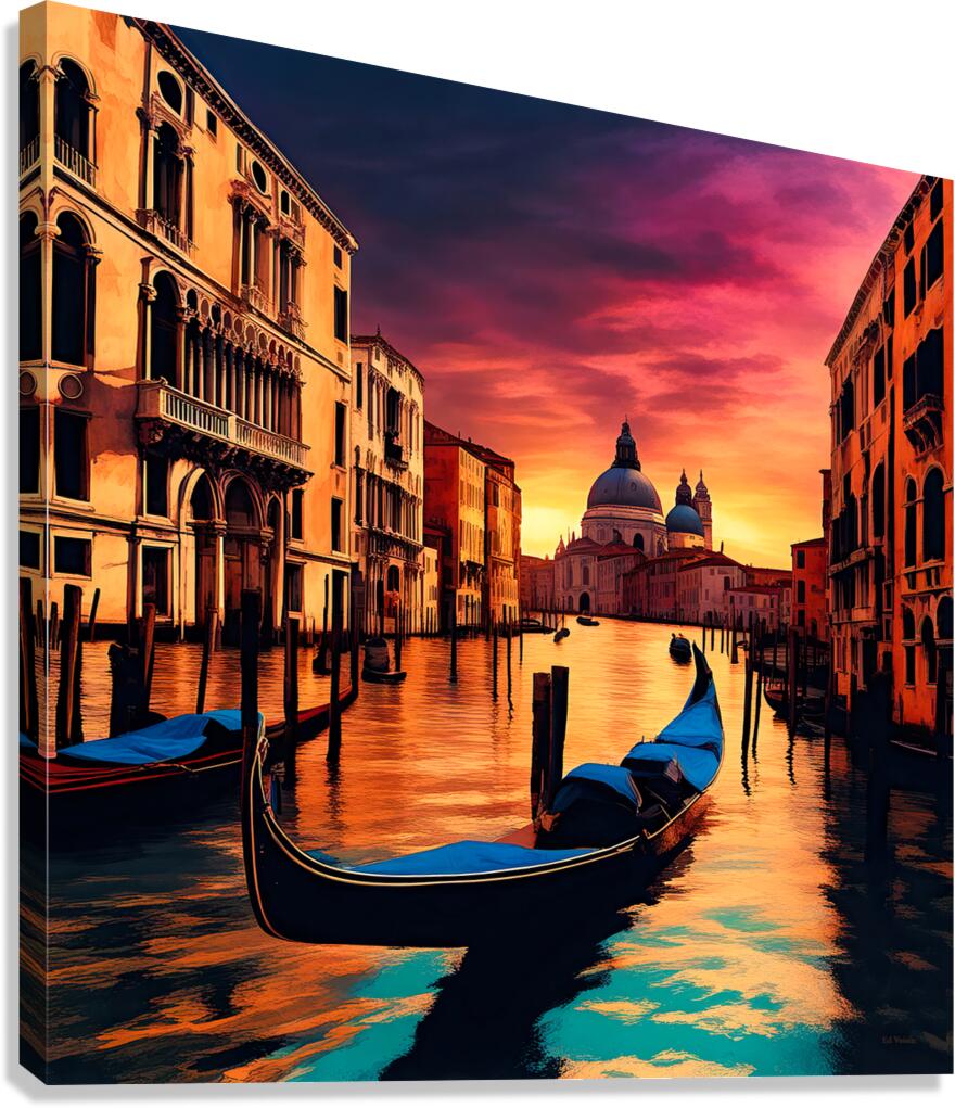 GONDOLAS Canvas Print