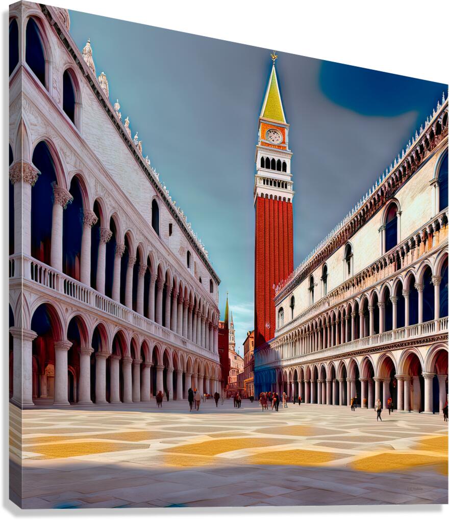 THE SQUARE......VELVET ABSTRACT Canvas Print