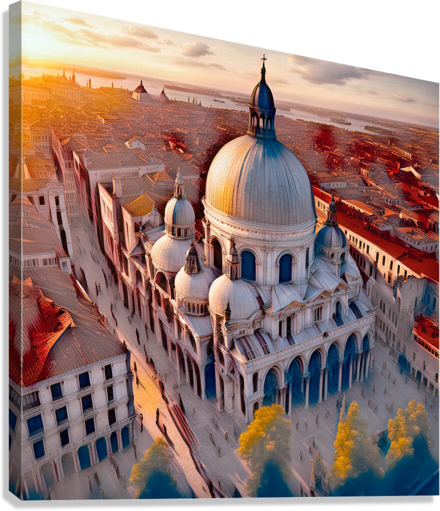 ST. MARKS BASILICA......VELVET ABSTRACT Canvas Print