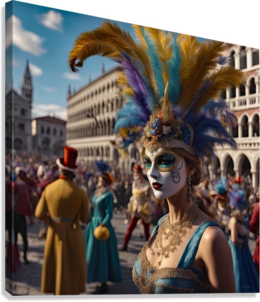 SHE LOOKS FAMILIAR. Canvas Print