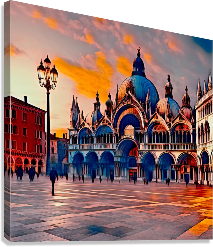 POINT OF VIEW......VELVET ABSTRACT Canvas Print