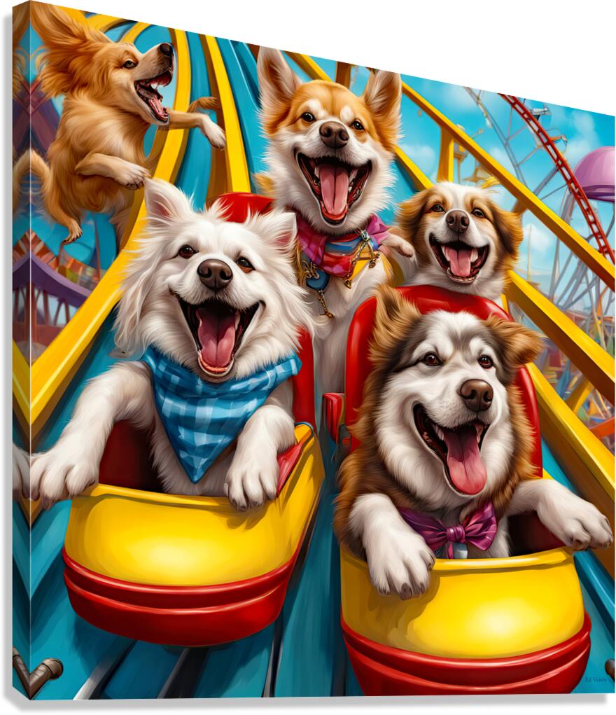 LOST RIDER Canvas Print