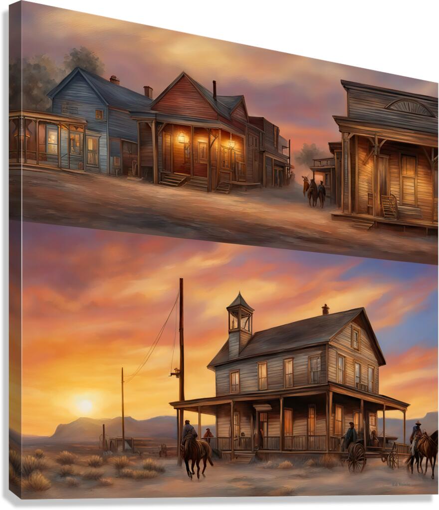 OLD WEST Canvas Print