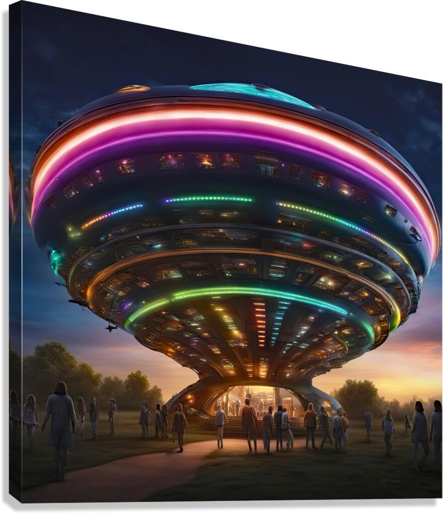 ALL ABOARD  Canvas Print