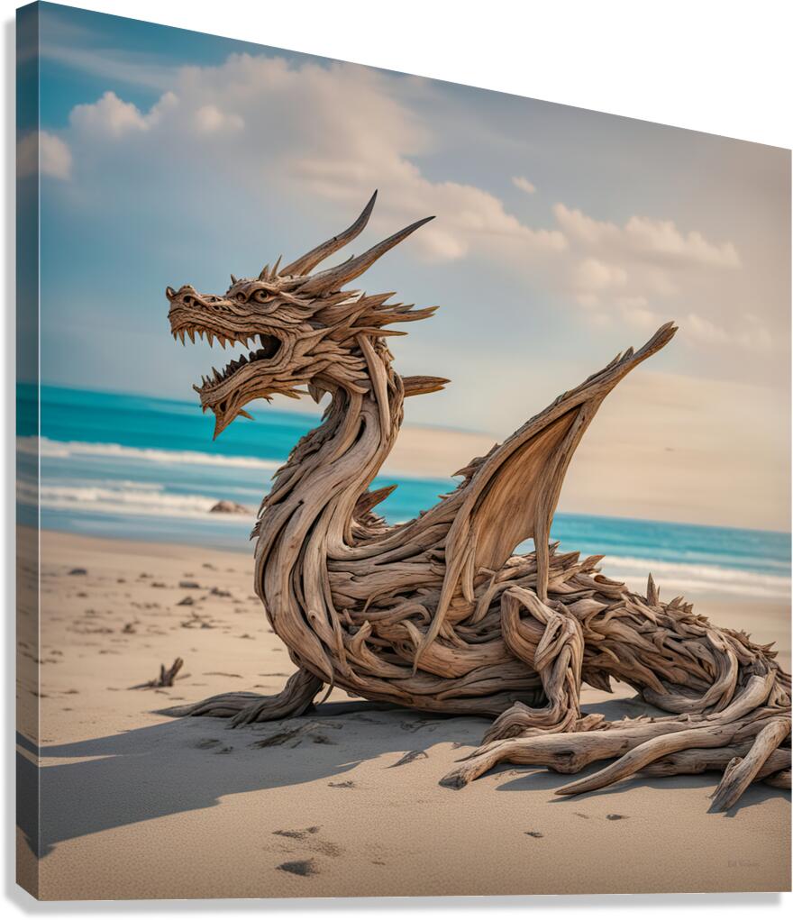 DRIFTWOOD DRAGON XII Canvas Print
