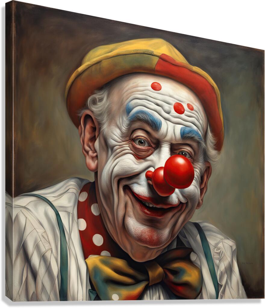CLOWN 3 Canvas Print