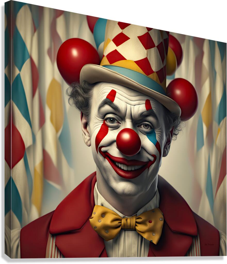 CLOWN 9  Canvas Print