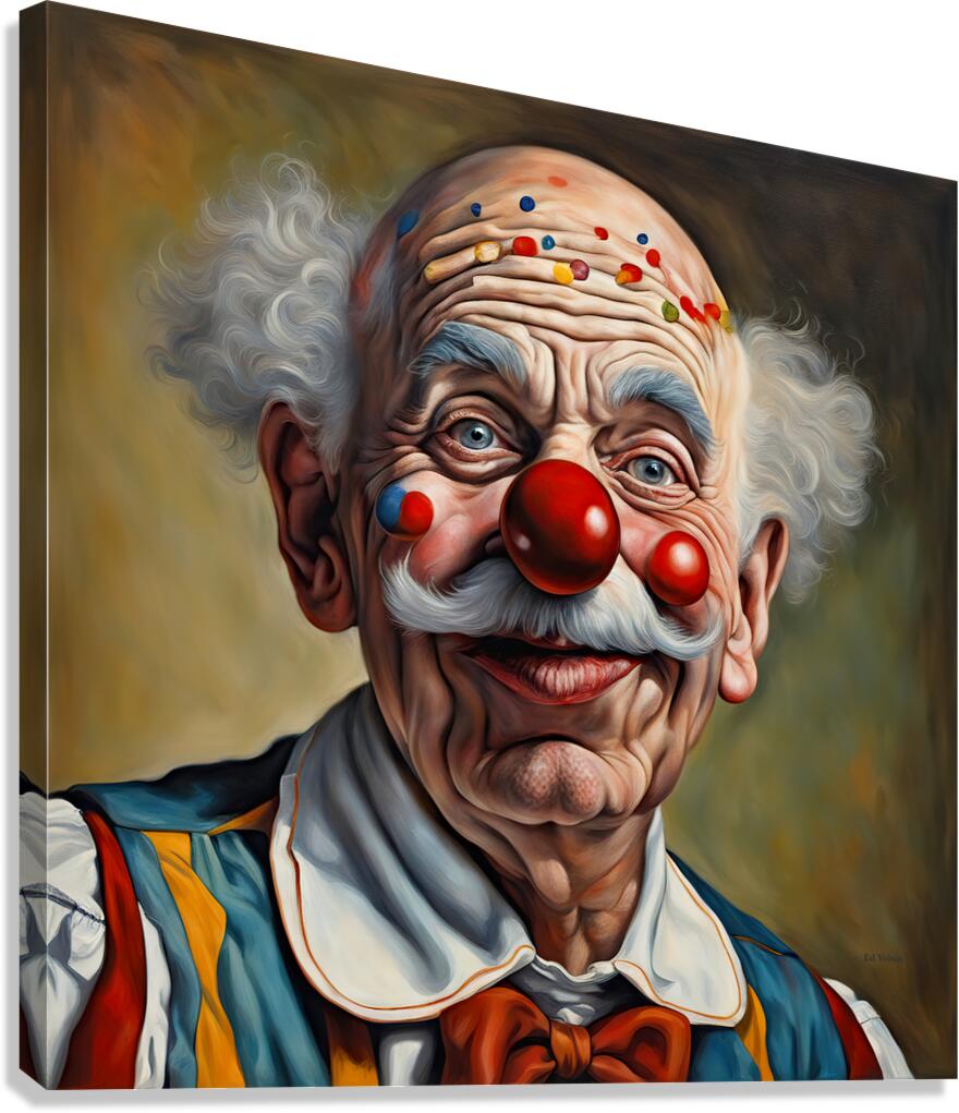 CLOWN 10 Canvas Print