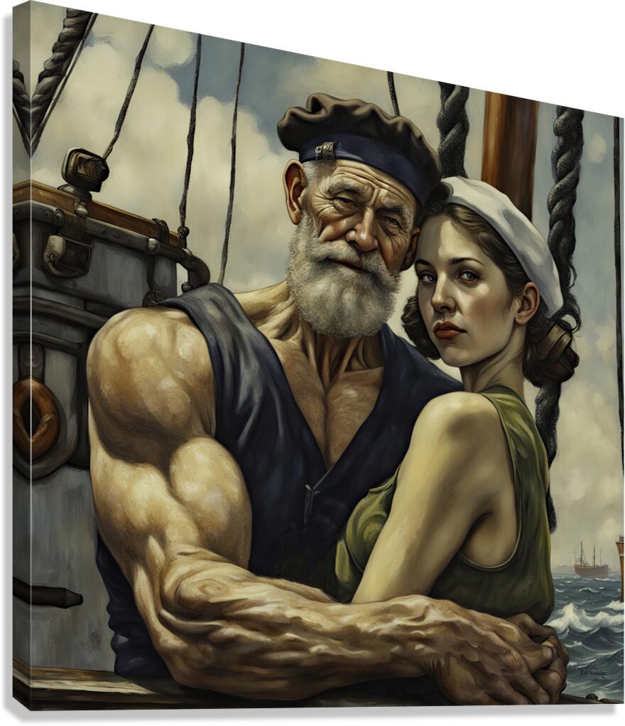 POPEYE THE SAILOR MAN Canvas Print