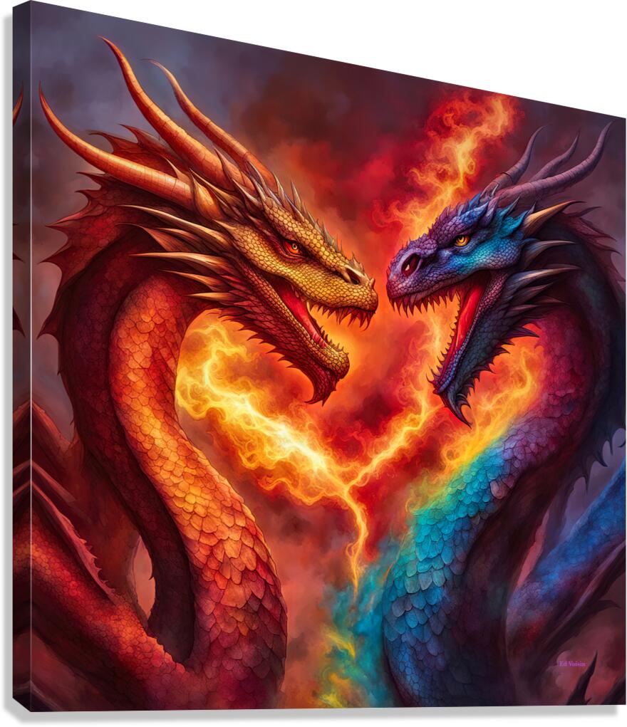 GOOD vs EVIL Canvas Print