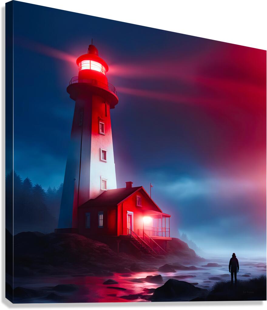 FOLLOW THE LIGHT Canvas Print