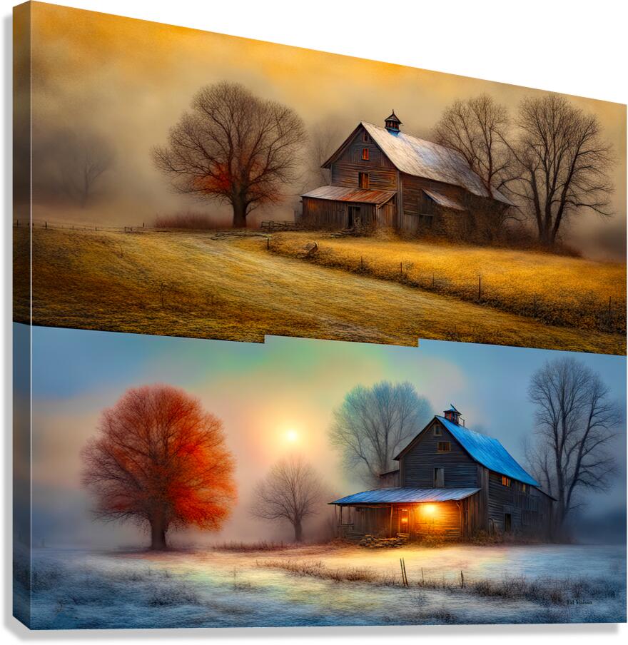 COUNTRY FARMS Canvas Print