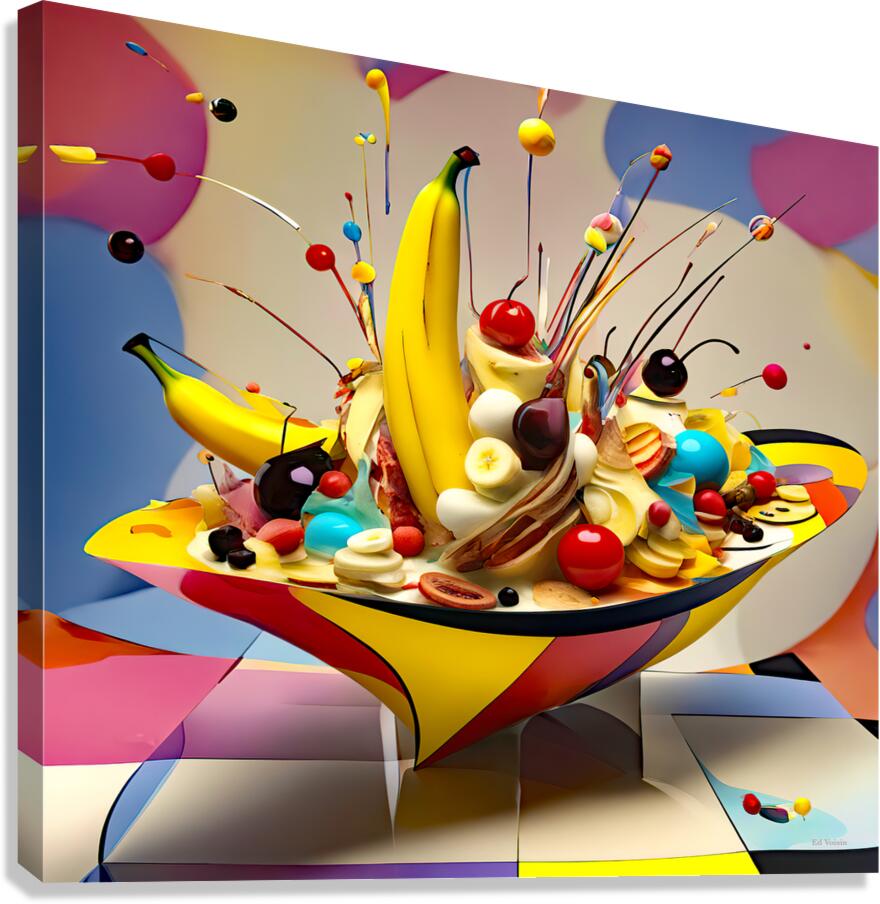 BANANA SPLIT BOAT Impression sur toile