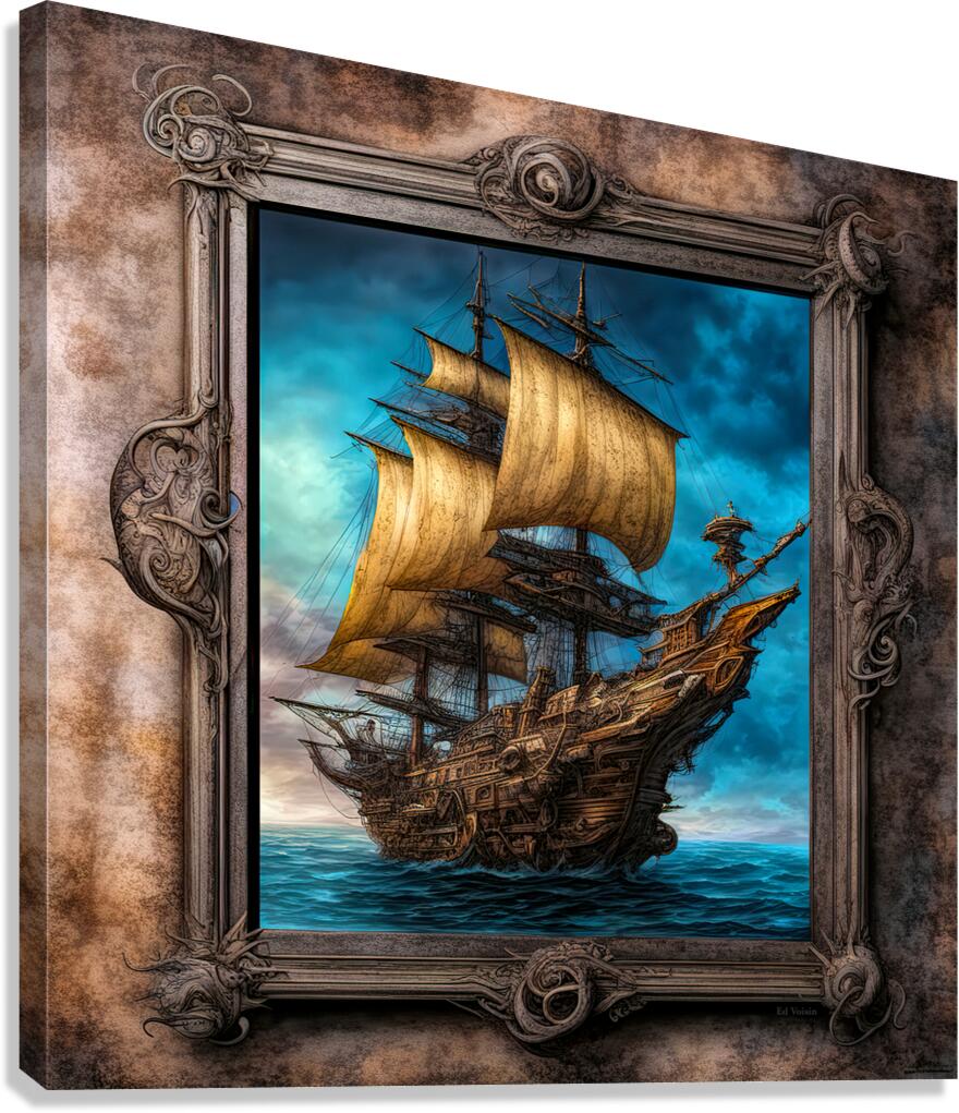 SHIP OF FANTASY 7 Canvas Print