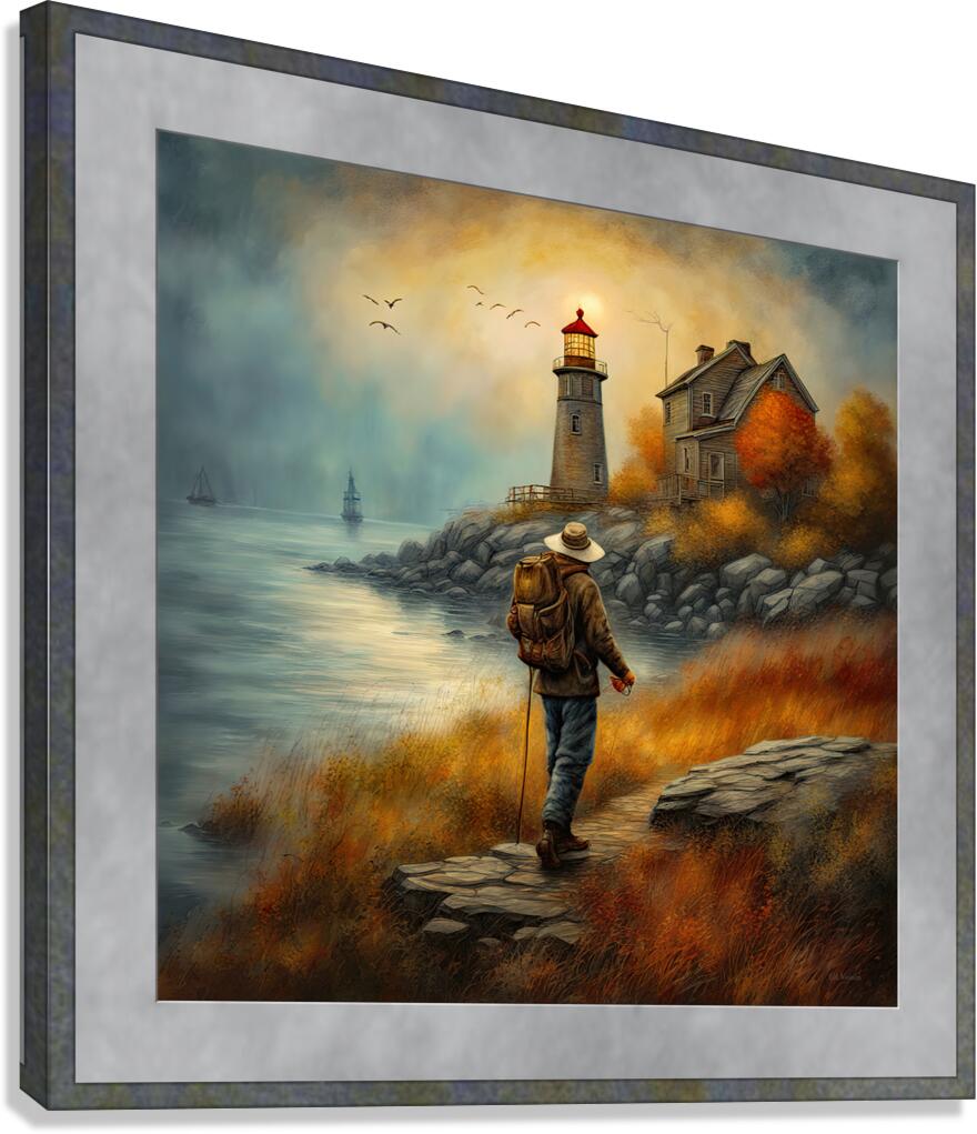 THE HIKER  Canvas Print