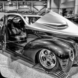 1940 FORD CUSTOM COUPE B&W