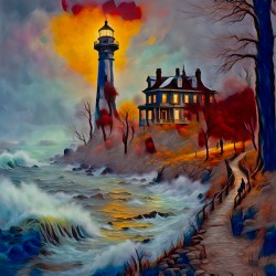 2 STORY......VELVET ABSTRACT