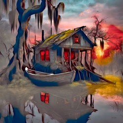  WEATHERED......VELVET ABSTRACT