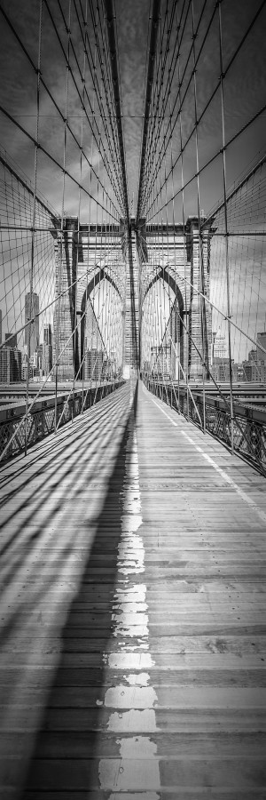 NEW YORK CITY Brooklyn Bridge | Upright Panorama