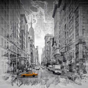 Graphic Art NEW YORK CITY 5th Avenue