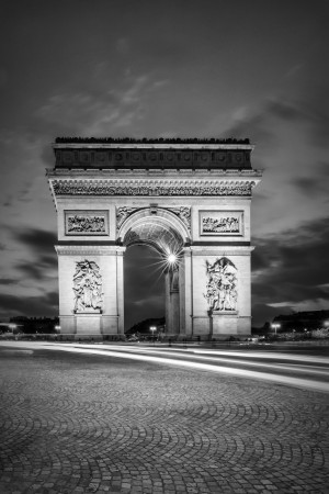PARIS Arc de Triomphe | monochrome