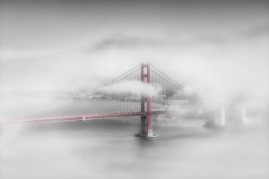 Foggy Golden Gate Bridge | colorkey