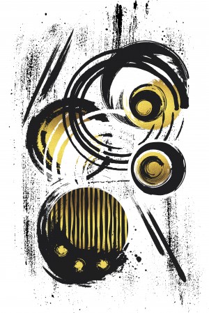 Abstract Painting No. 32 | gold 