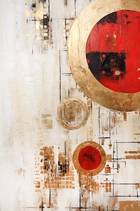 ABSTRACT ART Christmas ornaments