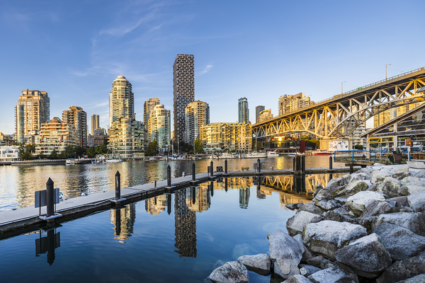 Vancouver impression of Granville Island Print