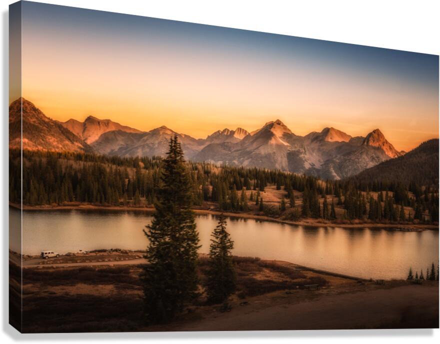 Grenadier Range Sunset Canvas Print