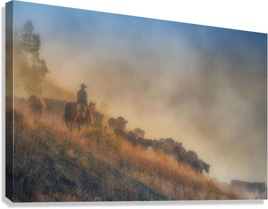 A Days Work Canvas Print