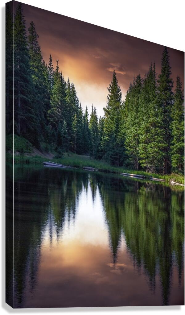Hidden Lake Canvas Print