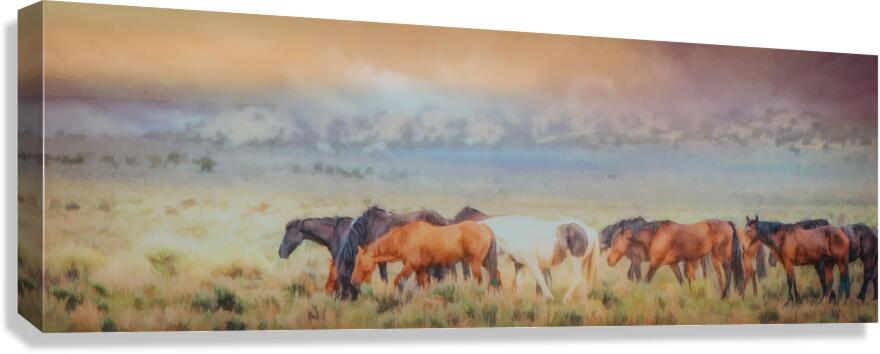Line Up Canvas Print