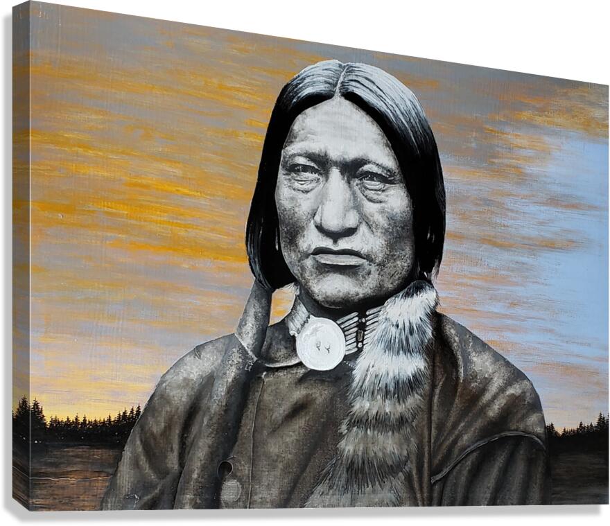 CHIEF HIGH BEAR Canvas Print