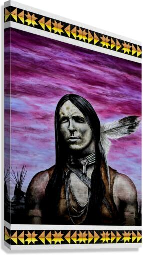 LAKOTA WARRIOR Canvas Print