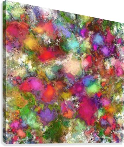 Falling petals Canvas Print