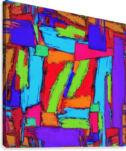 Sequential steps Canvas Print