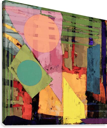 Over the rooftops Canvas Print