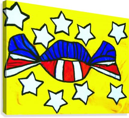 candyLIPS Canvas Print