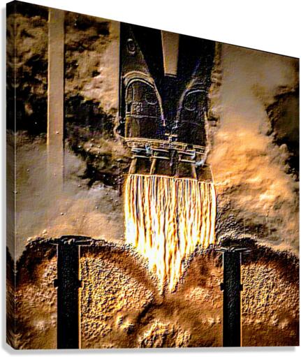 blast off Canvas Print