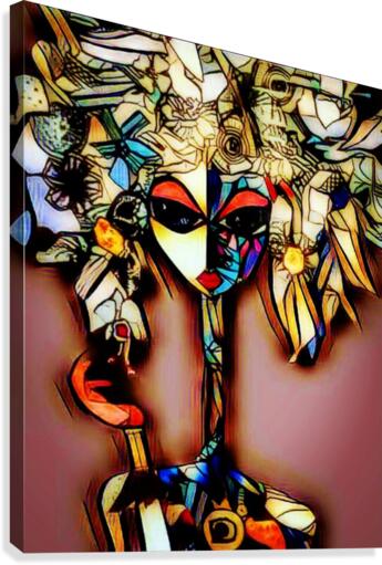 aztec tryst Canvas Print