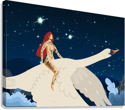 Night Flight Canvas Print