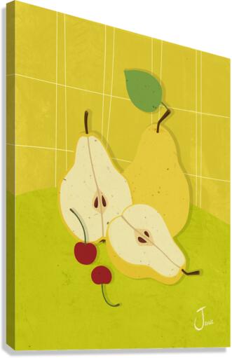 Pears  and Cherries Canvas Print