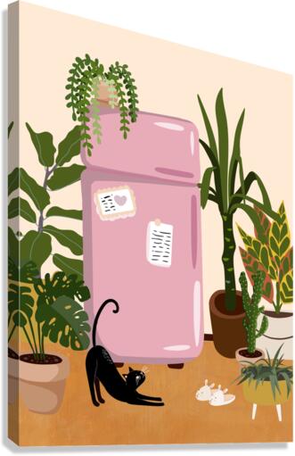 Botanical Kitchen Canvas Print