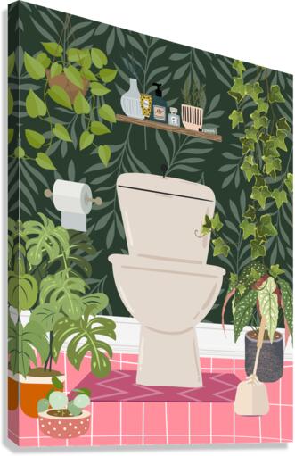 Botanical Loo Canvas Print